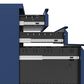 Furniture of America Crenshaw File Cabinet in Navy Blue, , large