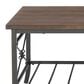 Linden Boulevard Harrison 3-Piece Table Set in Chestnut Brown and Dark Bronze, , large