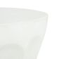 Hearth and Haven Outdoor Round Side Table with Cylindrical Shape and Cinched Waist in Antique White, , large