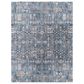 Surya Cardiff CDF-2309 Blue, Deep Teal, Medium Gray, Light Gray, Camel and Charcoal 2" x 2"11" Area Rug, , large