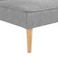 Lifestyle Solutions Salem Convertible Sofa in Light Gray, , large