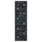 Oriental Weavers Keira Blue and Rust 2"3" x 7"6" Runner, , large