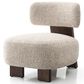 Furniture of America Carson Accent Chair in Cinnamon Sprinkle, , large