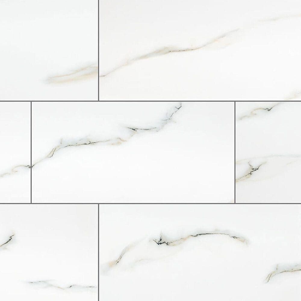 MS International Aria Bianco NARIBIA1224P 12" x 24" Porcelain Tile, , large