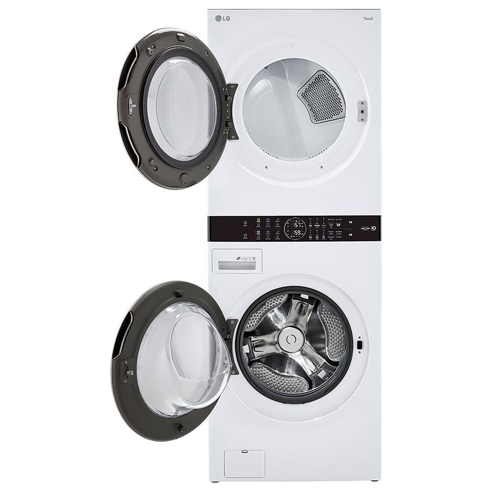 LG WashTower 4.5 Cu. Ft. Washer and 7.4 Cu. Ft. Electric Dryer in White, , large