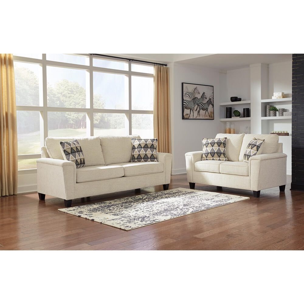 Ashley Abinger Stationary Queen Sofa Sleeper in Natural, , large