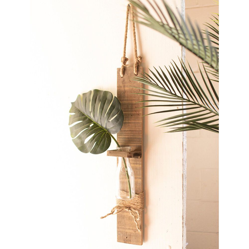 Kalalou Bud Vase with Rope Hanger, , large