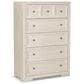 Furniture of America Hatton Cross 5-Drawer Chest in Tawny, , large