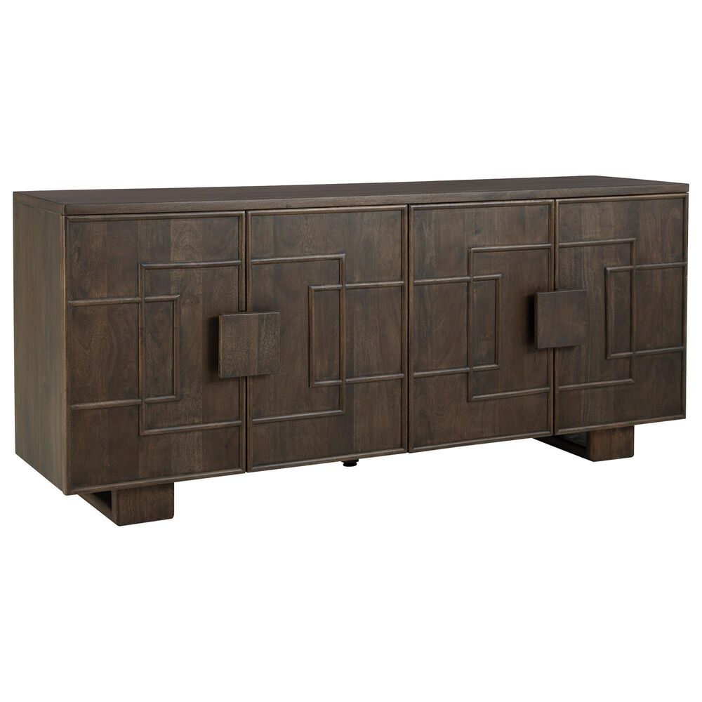 Ashley Cato Accent Cabinet in Dark Brown, , large