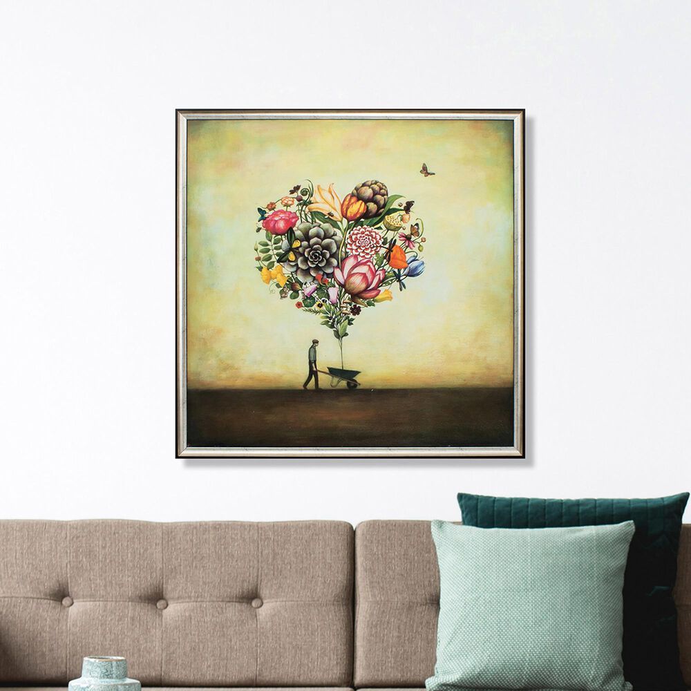 Propac &quot;Big Heart Botany&quot; Wall Art in Green, , large