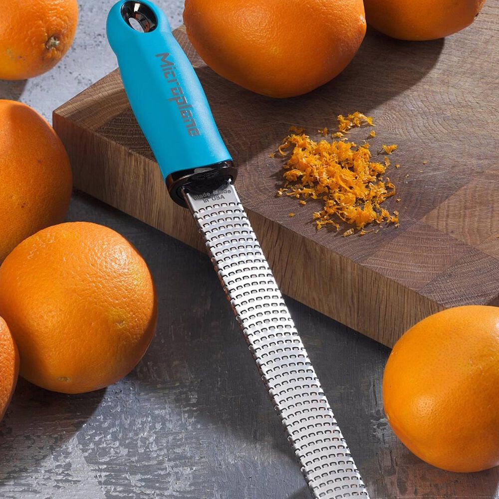 Microplane Premium Classic Series Zester and Cheese Grater in Turquoise, , large