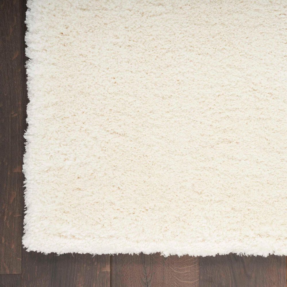 Nourison Dreamy Shag Solid 6&#39;7&quot; x 9&#39;2&quot; Ivory Area Rug, , large