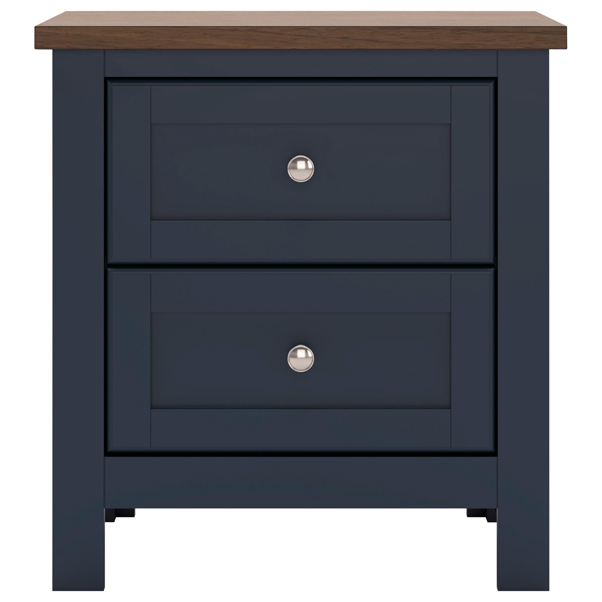 Ashley Landocken 4-Piece Twin Bedroom Set in Brown and Blue