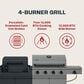 Tytus Anaheim and Emberwood 3-Piece Modular Duo with Pellet Grill in Gunmetal Gray, , large