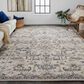 Feizy Fallon 9" x 12" Ivory and Gray Area Rug, , large