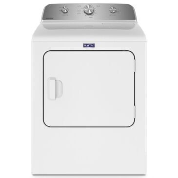 Maytag 7.0 Cu. Ft. Front Load Electric Wrinkle Prevent Dryer in White, , large