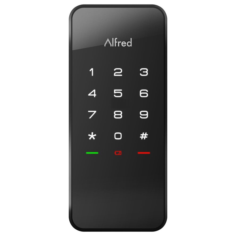 Alfred Db1 Smart Deadbolt Lock in Black, , large