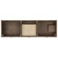 37B Mauri 72" Double Bathroom Vanity with Metal Base in Walnut Drift with High-Profile 4" White Composite Stone Top, , large