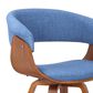Blue River Summer Chair in Blue and Walnut, , large