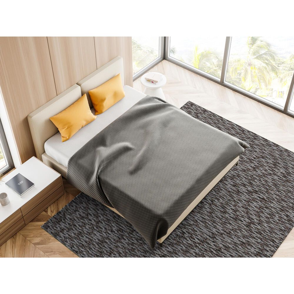 Radici USA Bellissima 010 10&#39; x 14&#39; Charcoal Area Rug, , large