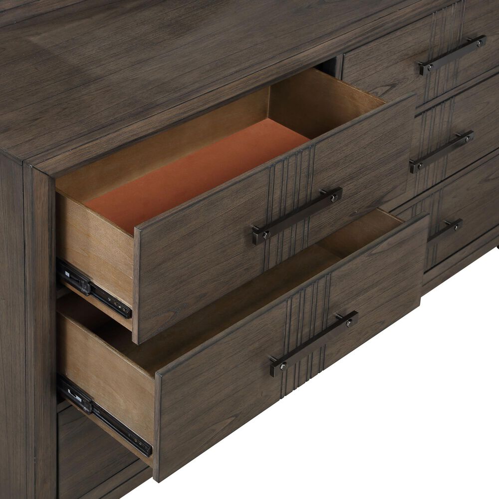 New Heritage Design Landon 4-Piece Queen Bedroom Set in Walnut, , large