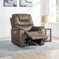 Steve Silver Adelaide Dual-Power Recliner in Caramel, , large