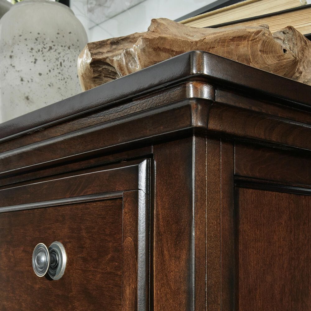 Millenium Porter 5-Piece King Storage Bedroom Set in Rustic Brown, , large