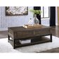 Ashley Johurst Lift Top Cocktail Table in Grayish Brown and Black, , large