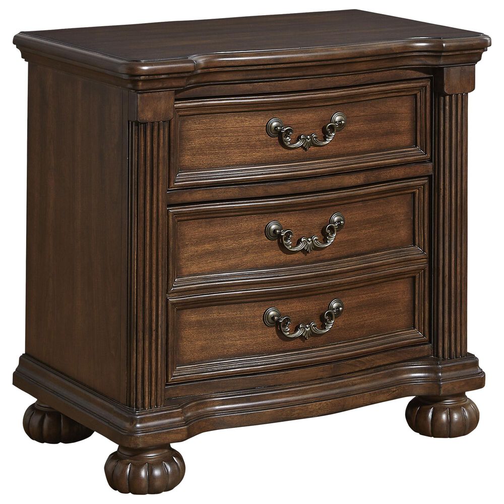Ashley Lavinton 5-Piece King Bedroom Set in Rich Cherry Brown, , large