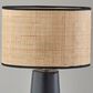 Adesso Sheffield Table Lamp and Shade in Black, , large