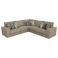 Henderson Arlington 5-Piece Stationary Sectional in Mavis Honey, , large