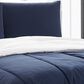 Pem America 2-Piece Twin Comforter Set in Grey and Navy, , large