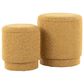 Lumisource Marla 2-Piece Upholstered Ottoman Set in Yellow, , large