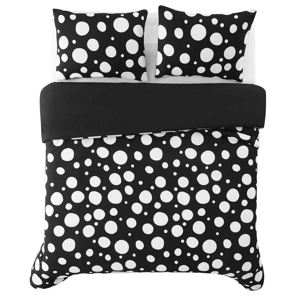 Pem America Sophia 3-Piece Full/Queen Comforter Set in Black and White, , large