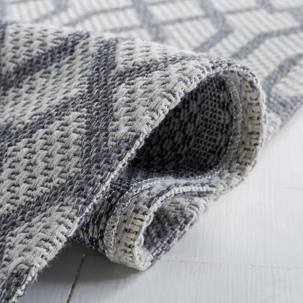Safavieh Martha Stewart Cotton 2&#39; x 8&#39; Silver and Grey Runner, , large