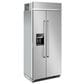 KitchenAid 20.8 Cu. Ft. Built-In Side by Side Refrigerator in Stainless Steel, , large
