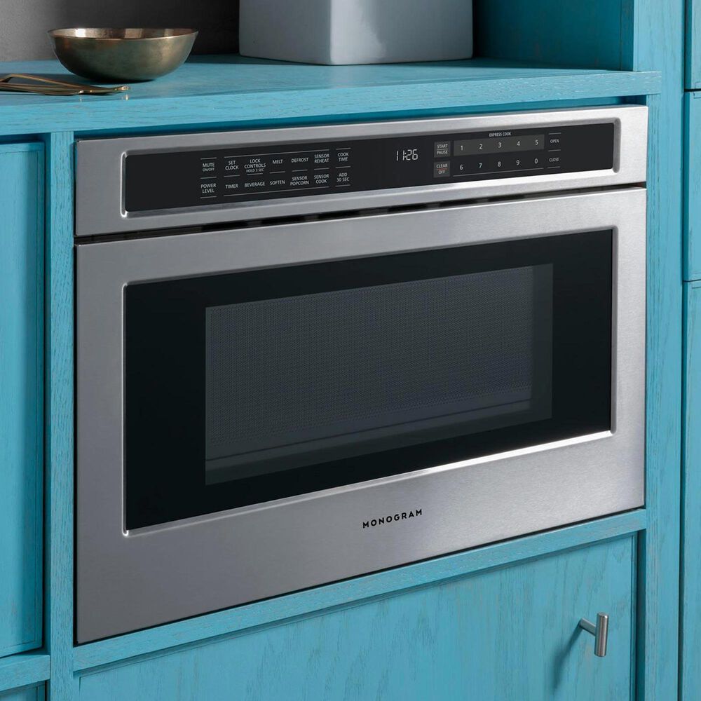 Monogram 1.2 Cu. Ft. Drawer Microwave in Stainless Steel, , large