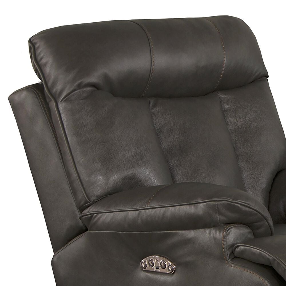 Catnapper Naples Headrest Lay Flat Power Recliner in Steel, , large