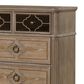 Furniture of America Lyris 7-Drawer Dresser and Mirror in Rustic Oak, , large