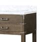 Lexora Home Norwalk 80" Double Bathroom Vanity in Grey Oak with White Carrara Marble Top  and Rectangle Sink, , large
