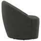 Coaster Leon Swivel Chair in Hunter Green, , large