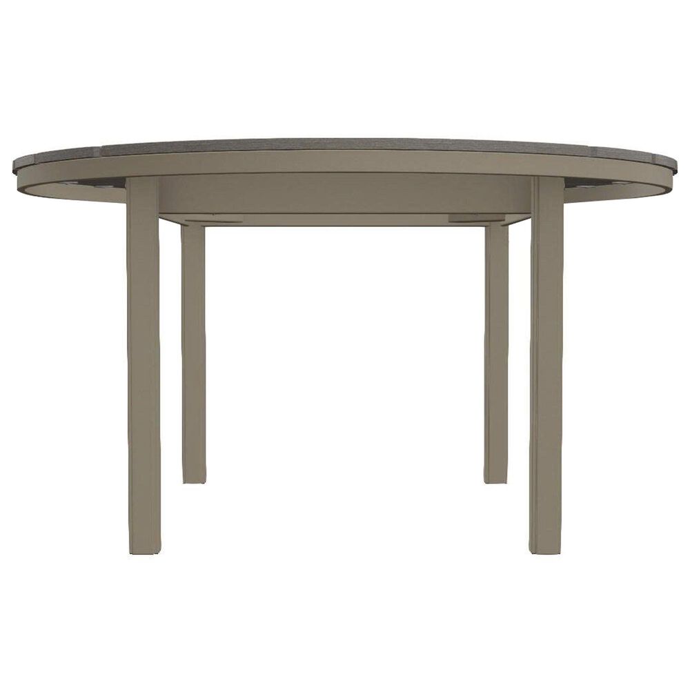 Telescope Casual Furniture 54" Round Patio Dining Table in Storm and Boardwalk Rustic, , large