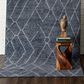 Karastan Tangier RG192-3259 8" x 10" Spartel Blue Steel Area Rug, , large
