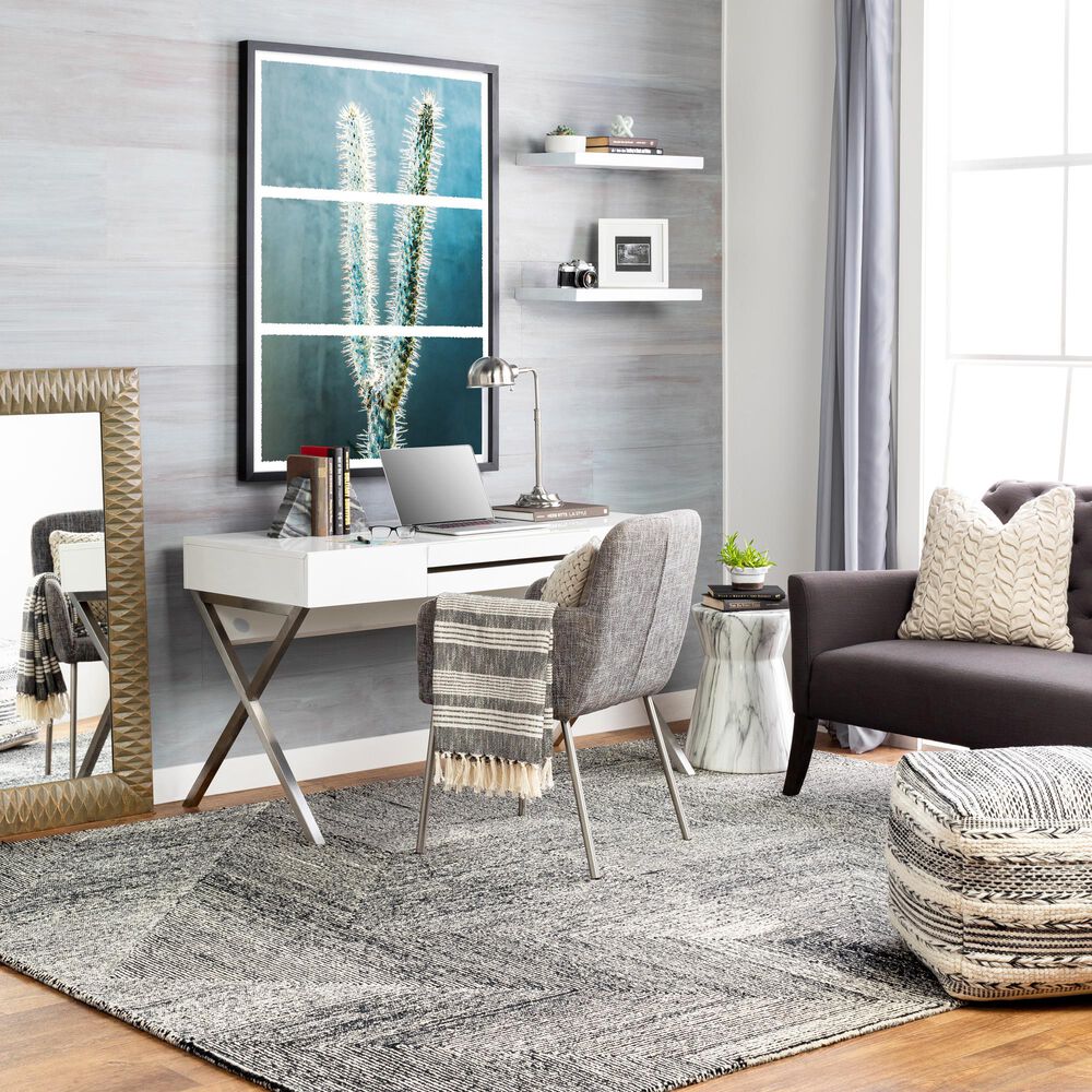 Surya Maroc 9&#39; x 12&#39; Beige and Black Area Rug, , large