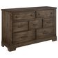 Viceray Collections Cool Rustic 4 Piece King Bedroom Set in Mink, , large