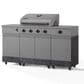 Tytus Fresno 5-Burner Convertible Grill in Gunmetal and Graphite, , large