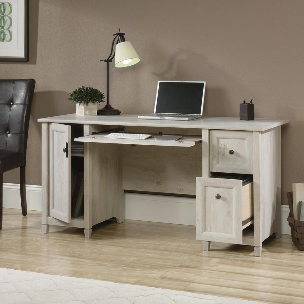 Sauder Edge Water Computer Desk in Chalked Chestnut Nebraska