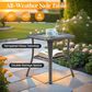 HOMLUX 6-Piece Patio Conversation Set in  Black, , large