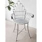 Hearth and Haven Outdoor Arm Chair with Fan-Shaped Backrest in Gray, , large