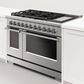 Fisher & Paykel 48" Freestanding Liquid Propan Gas Range with 6 Burners and Griddle in Stainless Steel, , large